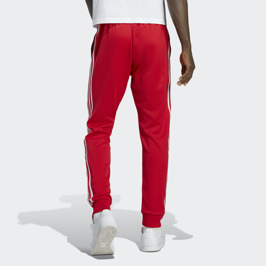 Nohavice a džínsy adidas Originals Adicolor Classics SST Červená | IB1412, 1