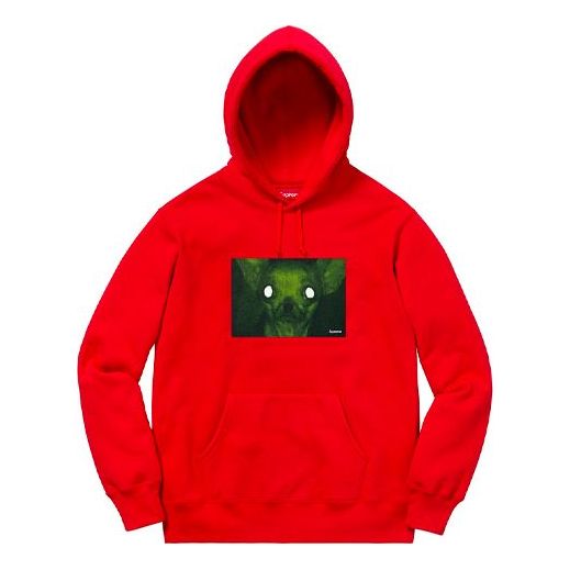 Mikina Supreme Chris Cunningham Chihuahua Hoodie Červená | SUP-FW18-843, 0