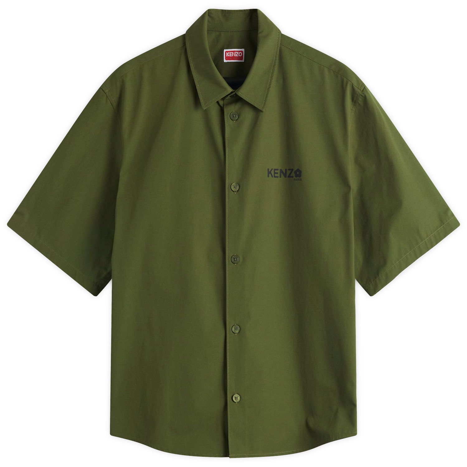 Košeľa KENZO Kenzo Boke Flower 2.0 Short Sleeve Shirt Zelené | FF55CH1299LP-50, 1