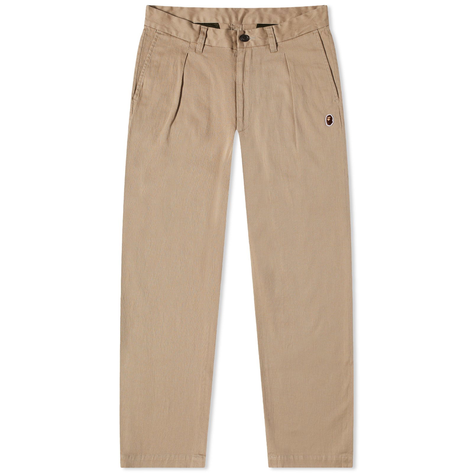 One Point Loose Fit Chino Beige