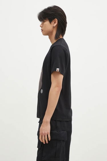 Tričko BAPE APE HEAD T-shirt With Print Čierna | 2K80110002, 1