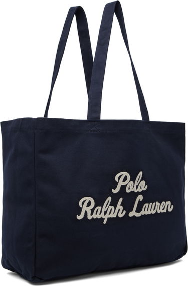 Tote bag Polo by Ralph Lauren Ralph Lauren Embroidered Canvas Tote Bag Navy | 405945884001, 1