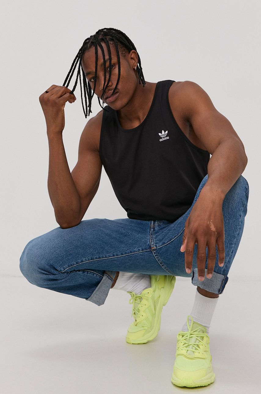 Tielko adidas Originals Adicolor Essentials Trefoil Čierna | h35498, 0