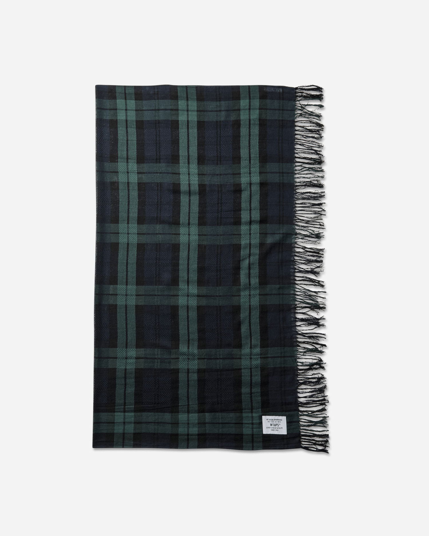 Šál WTAPS Plaid Wrap Scarf Rôznofarebný | 252BXDT-AC01 GREEN, 1
