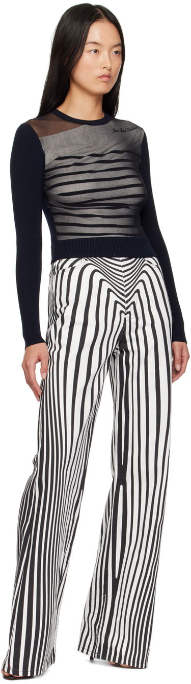 Tričko Jean Paul Gaultier Striped T-Shirt Navy | 24/30-F-PL067B-M064-590100, 3