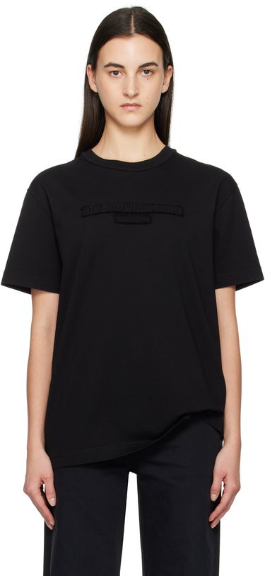 Tričko Alexander Wang Distressed Logo T-Shirt Čierna | UCC1251786, 0