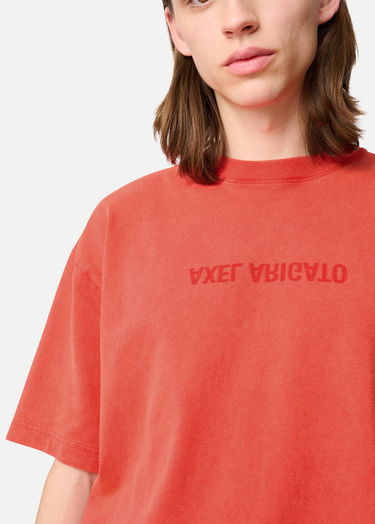 Tričko AXEL ARIGATO Distort Washed T-Shirt Oranžová | A3118007, 6