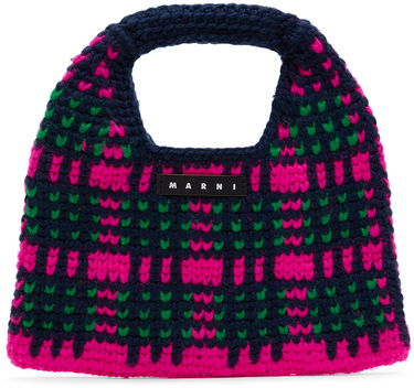 Kabelka Marni Marni Kids Crochet Check Tote Bag Rôznofarebný | MW91F WOOLY BAG CHECK, 0