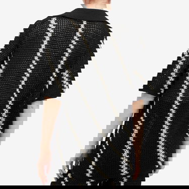 Sveter Samsoe Samsoe Samsøe Samsøe Saisha Knitted Polo Shirt Čierna | F24200030-CLR001600, 3