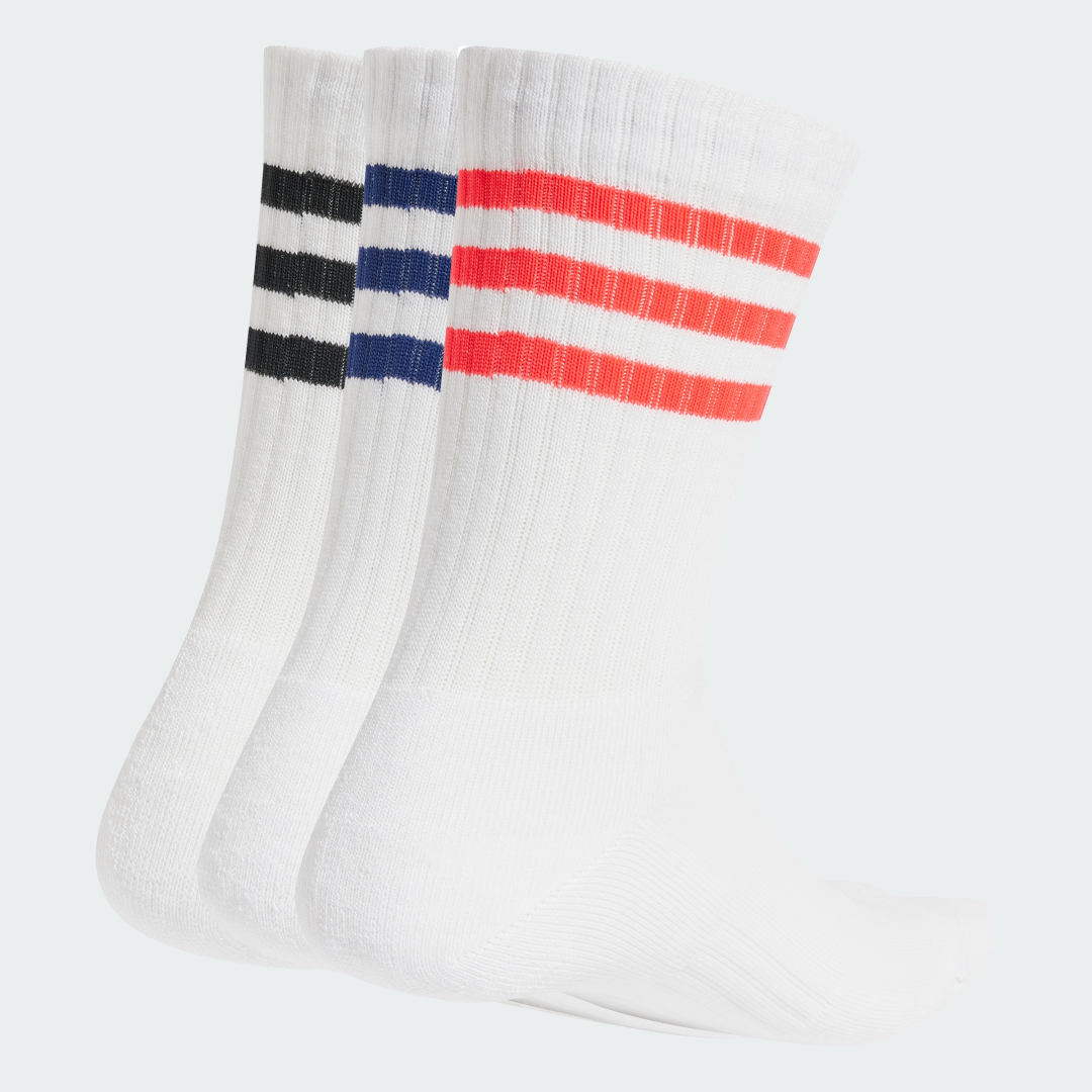 3-Stripes Cushioned Crew Socks (3 Pairs)