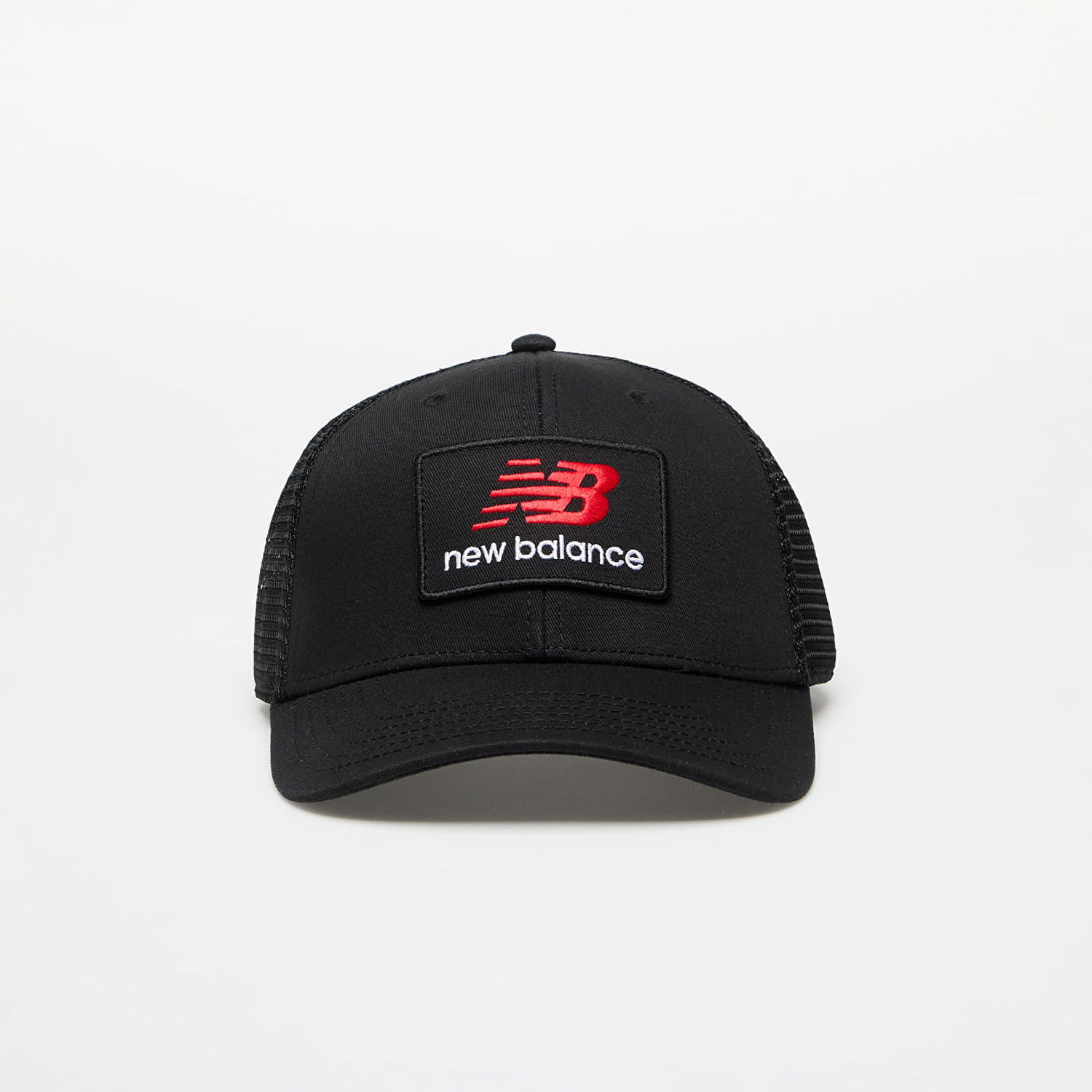 Šiltovka New Balance New Balance Stacked Patch Logo Trucker Cap Čierna | LAH51016BK, 0
