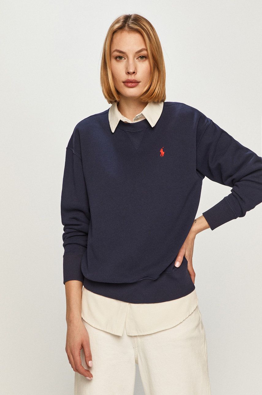 Mikina Polo by Ralph Lauren Logo Embroidery Sweater Navy | 211794395003, 0