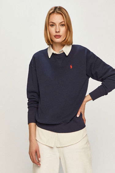 Mikina Polo by Ralph Lauren Logo Embroidery Sweater Navy | 211794395003, 0