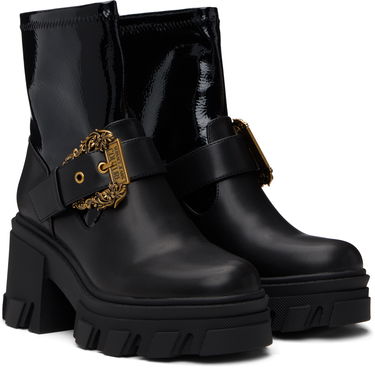 Tenisky a topánky Versace Sophie Baroque Buckle Boots Čierna | E79VA3S80_EZSC73, 3
