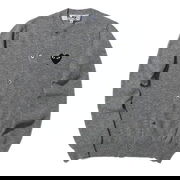 COMME des GARCONS PLAY Cardigan with Black Emblem