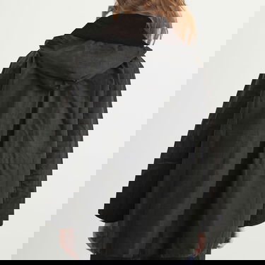 Kabáty Barbour Barbour x GANNI Hooded Wax Coat in Classic Tartan Zelené | LWX1528TN11, 3