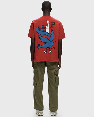 Tričko By Parra Wheeled Bird Tee Červená | 51305, 1
