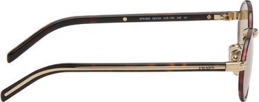 Slnečné okuliare Prada Iconic Metal Plaque Round Tortoiseshell Sunglasses Rôznofarebný | 0PR B56S 21E10R52 8056262504475, 1