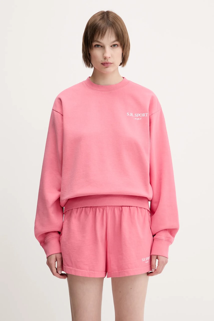 Mikina Sporty & Rich Sporty & Rich Wimbledon Sweatshirt Ružová | ST071612201P139, 0