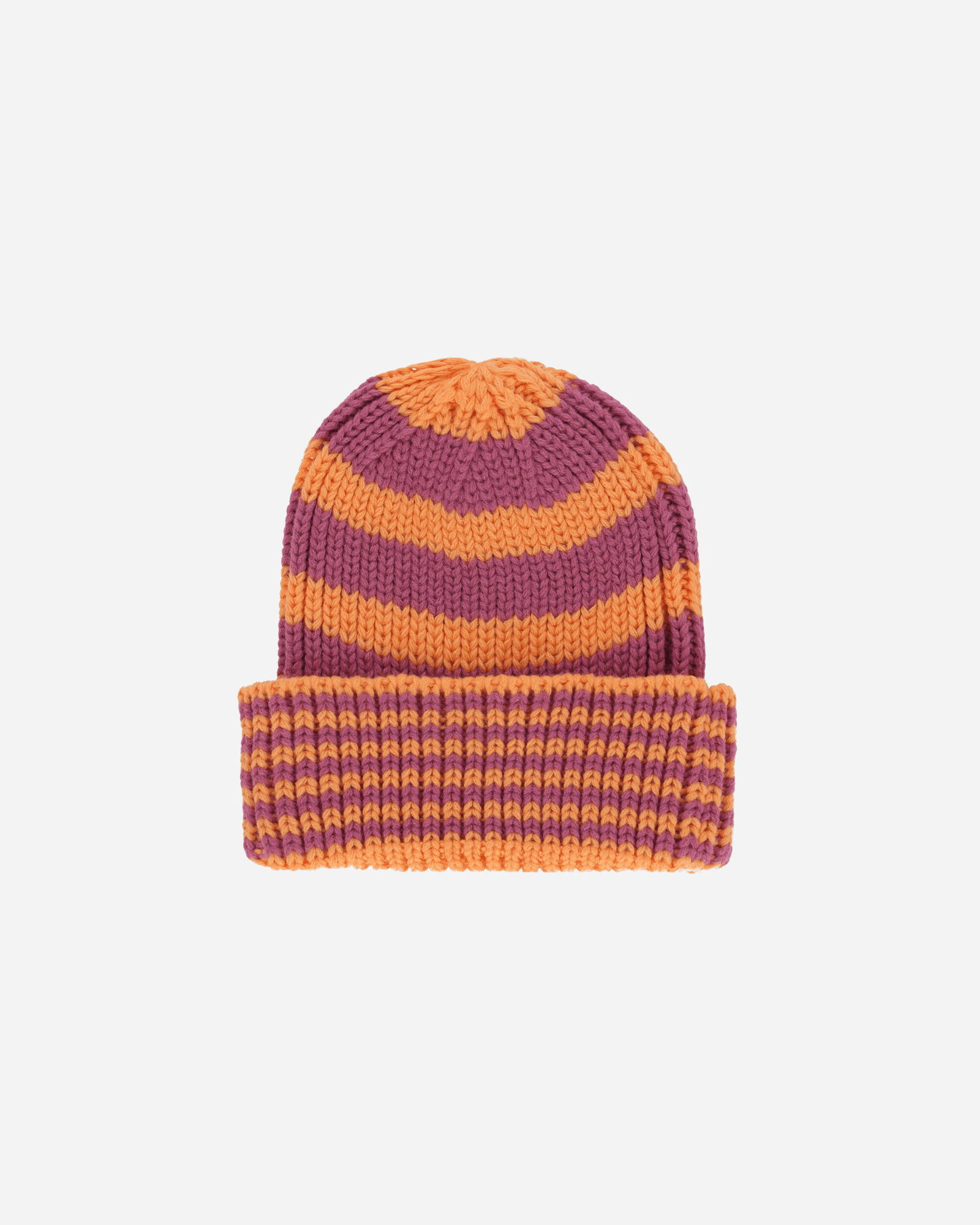 Stripe Cuff Knit Beanie