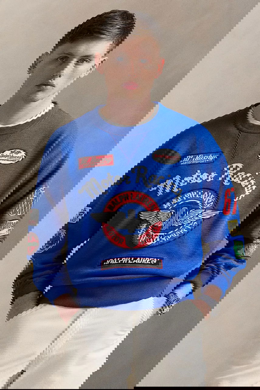 Mikina Polo by Ralph Lauren Polo Ralph Lauren Long Sleeve Fleece Sweatshirt Modrá | 710972338, 0