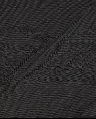 Sveter Aries Recycled Reverse Knit Temple Sweater Vest Čierna | CTAR40024 BLK, 5