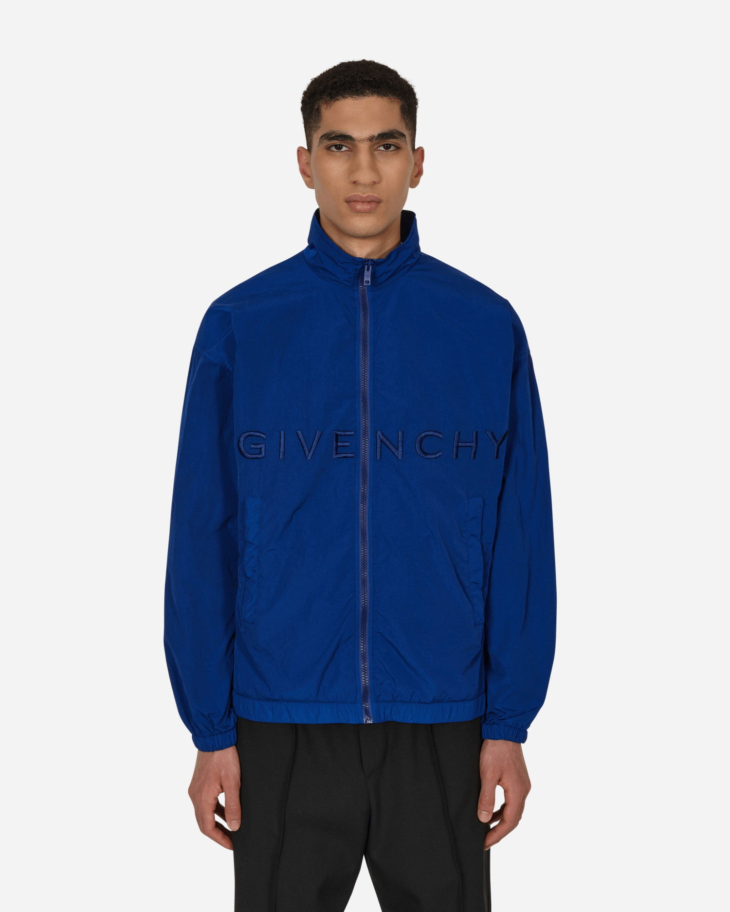 Vetrovka Givenchy Garment Dyed Logo Track Jacket Navy | BM00RN140N 426, 0
