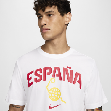 Tričko Nike Spain Basketball Tee Biela | FQ3677-100, 4