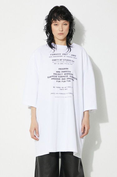 Tričko Fiorucci Fiorucci Invitation Print T-Shirt Biela | U01FPTSH107CJ01WH01, 2