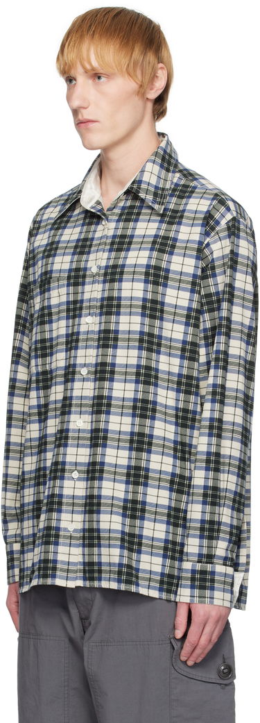 Košeľa Maison Margiela MM6 Maison Margiela Checkered Placket Shirt Biela | SH2DT0016 M35444, 3
