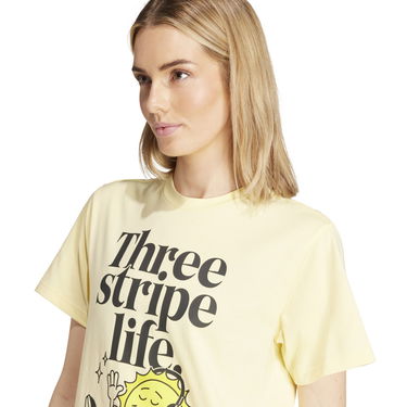 Tričko adidas Performance Positive Graphic T-Shirt Žltá | IX6454, 4