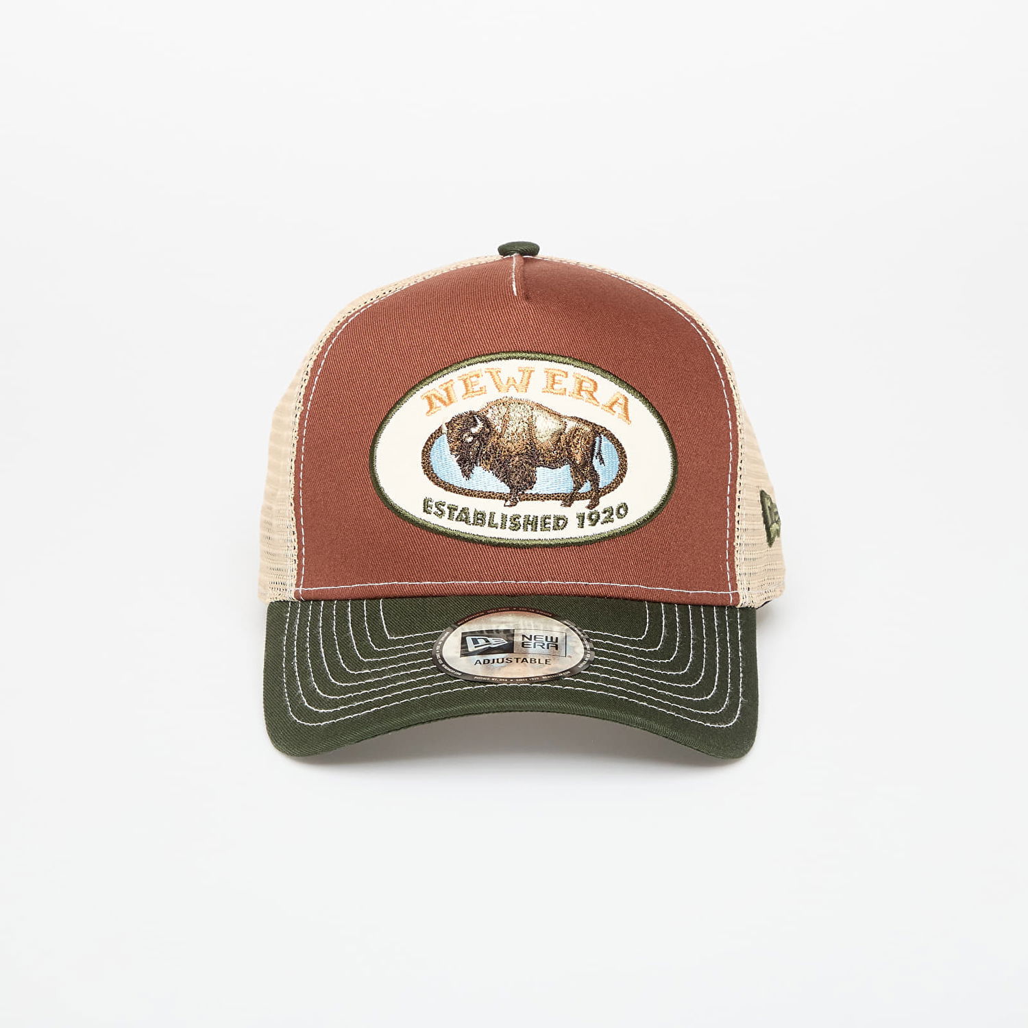 Šiltovka New Era New Era 9FORTY A-Frame Trucker Animal Patch Cap Hnedá | 60691203, 0
