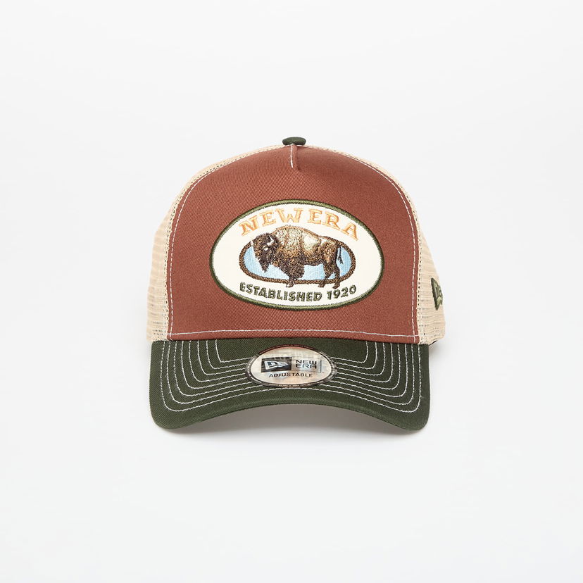 Šiltovka New Era New Era 9FORTY A-Frame Trucker Animal Patch Cap Hnedá | 60691203