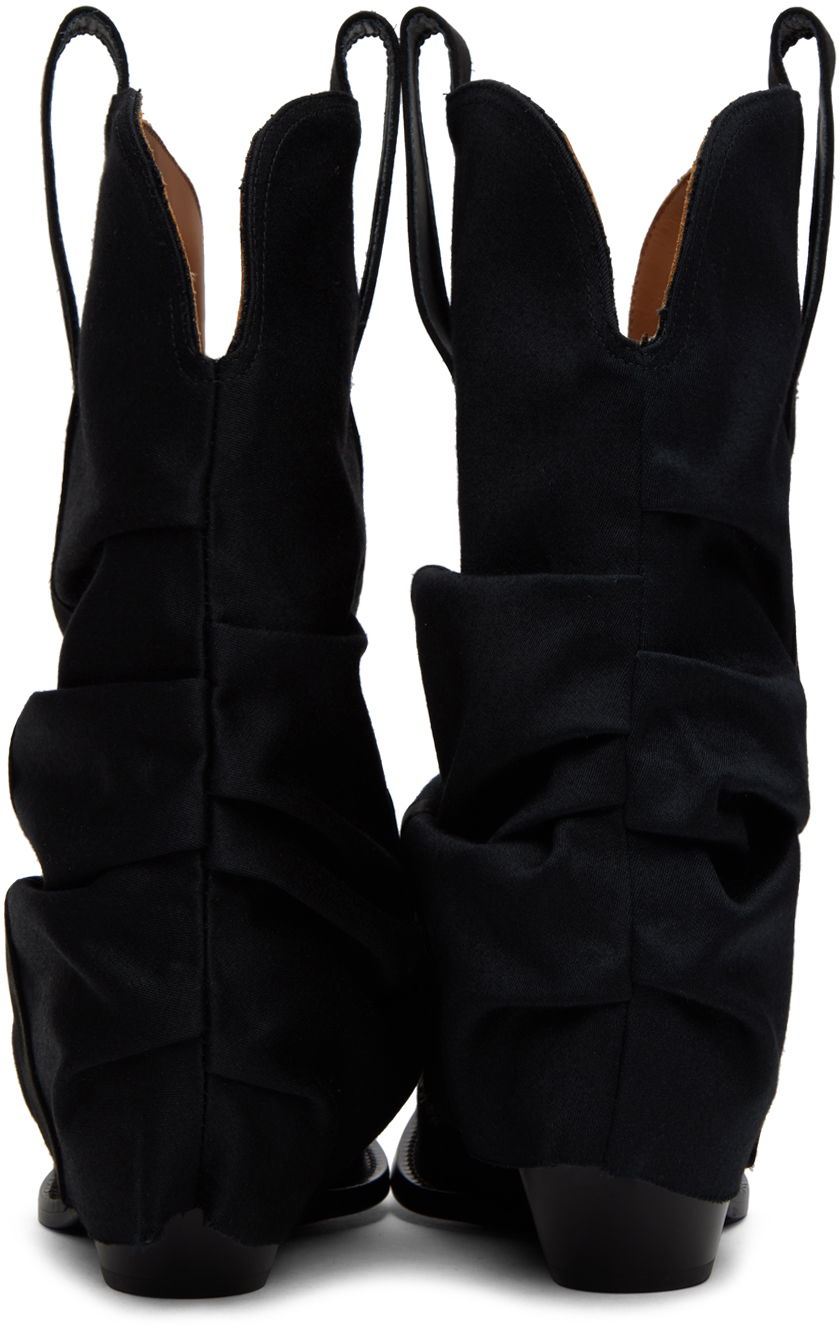 Oblečenie R13 R13 Chunky Sleeve Cowboy Boots Čierna | R13S0109-S101A, 1