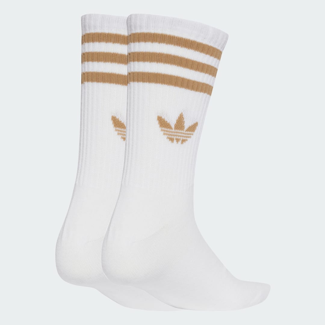 Ponožky adidas Performance 3-Stripes Crew Socks - 3 Pairs Biela | JV7407, 0