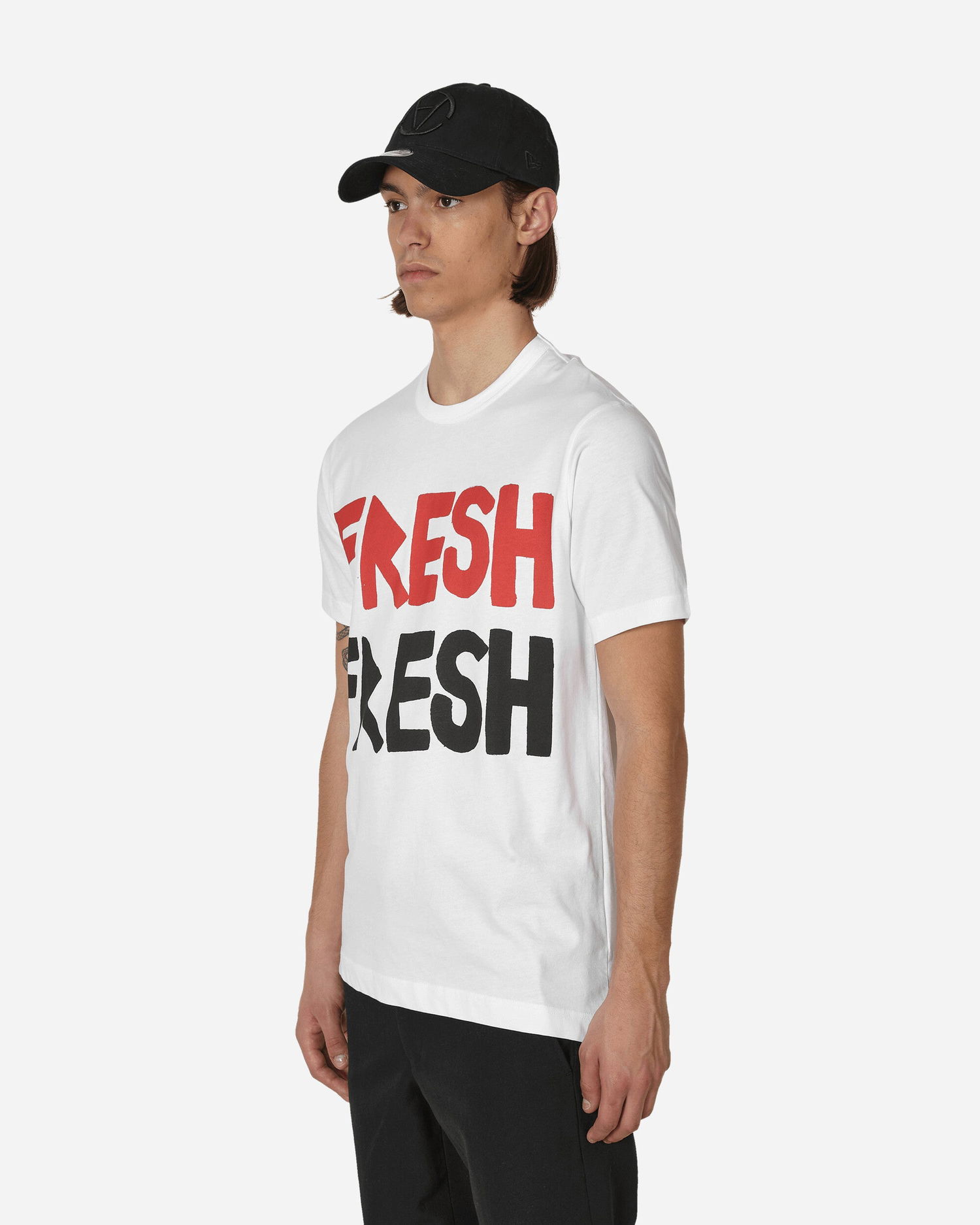 Tričko Comme des Garçons Fresh T-Shirt Biela | FK-T006-S23 2, 1