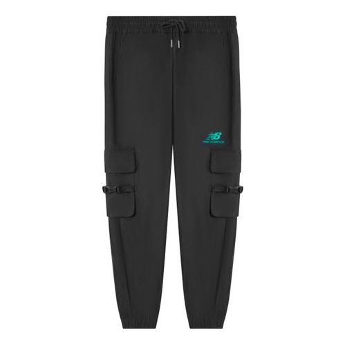 Tepláky New Balance Sportswear Logo Printed Cargo Joggers Čierna | AMP11310-BK