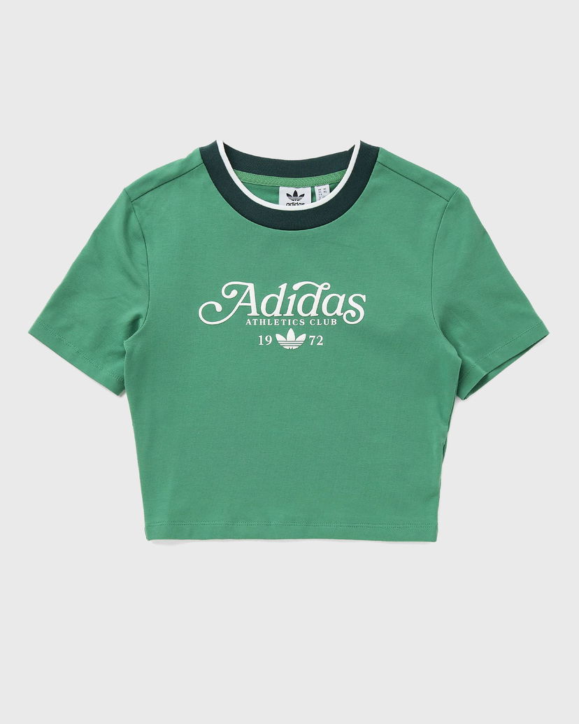 Tričko adidas Originals BABY TEE GRX W Zelené | IY5238