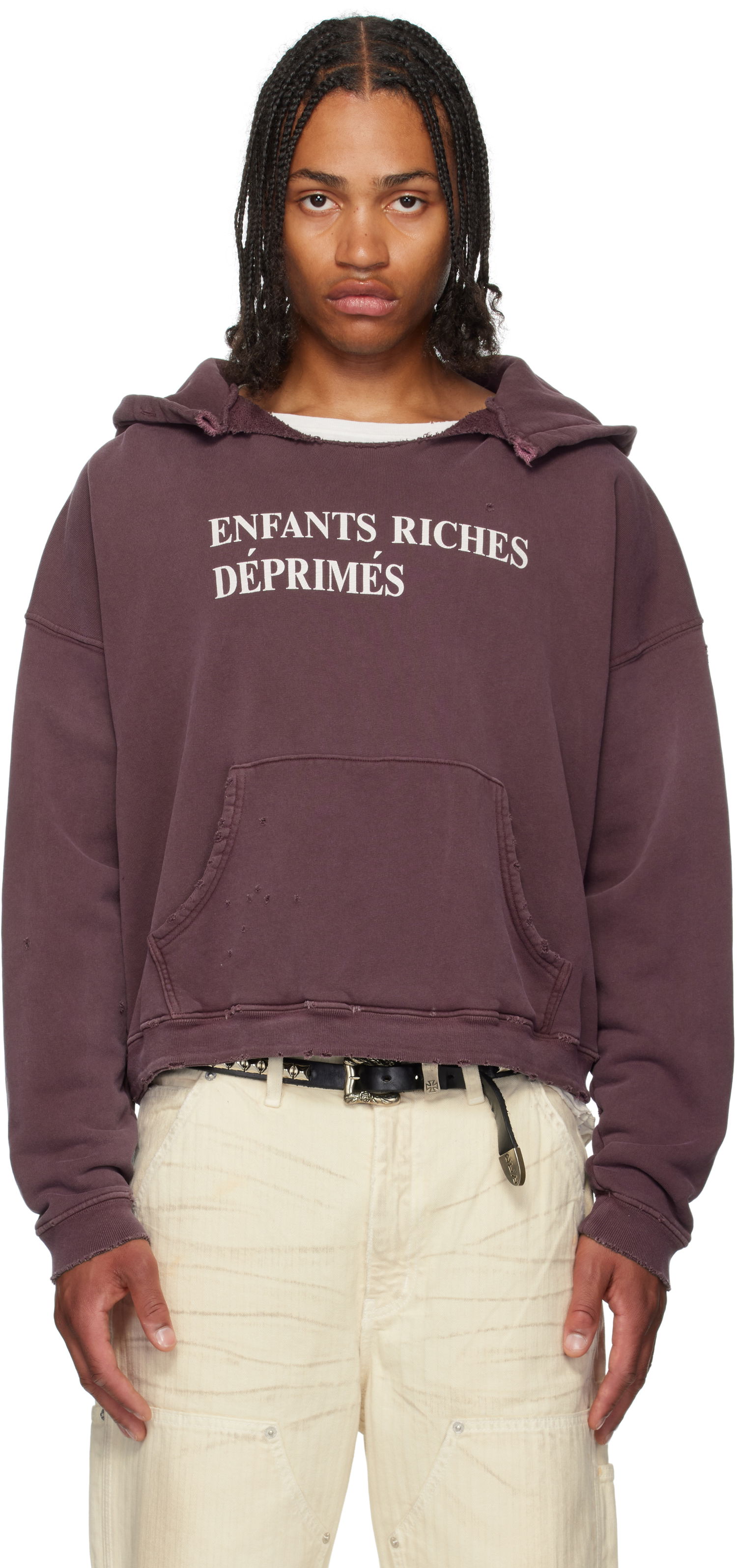 Mikina Enfants Riches Déprimés Enfants Riches Déprimés Classic Logo Hoodie Fialová | 020-475, 0