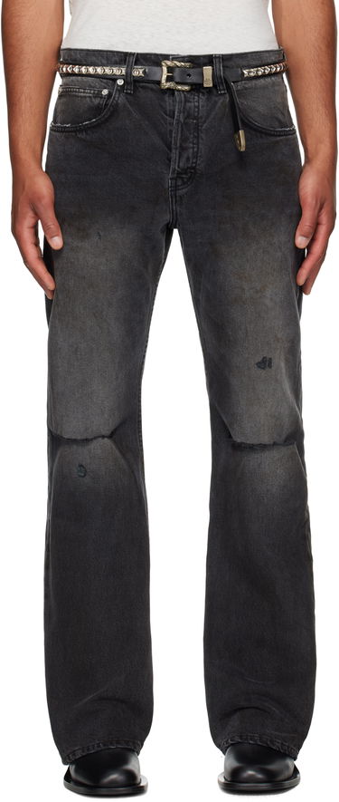 Džínsy Enfants Riches Déprimés Enfants Riches Déprimés Wider Flare Leg Jeans Čierna | 050-400, 0