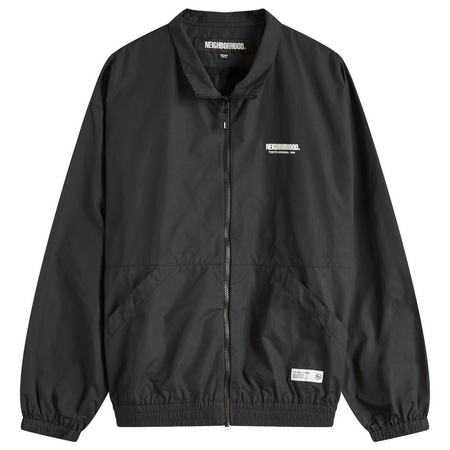Bunda Neighborhood Men's Track Jacket Čierna | 251TSNH-JKM06-BLK, 0