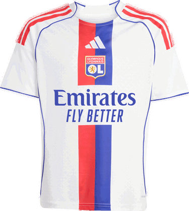 Dres adidas Originals Olympique Lyonnais Home Jersey 2025/26 Biela | jl1881, 0