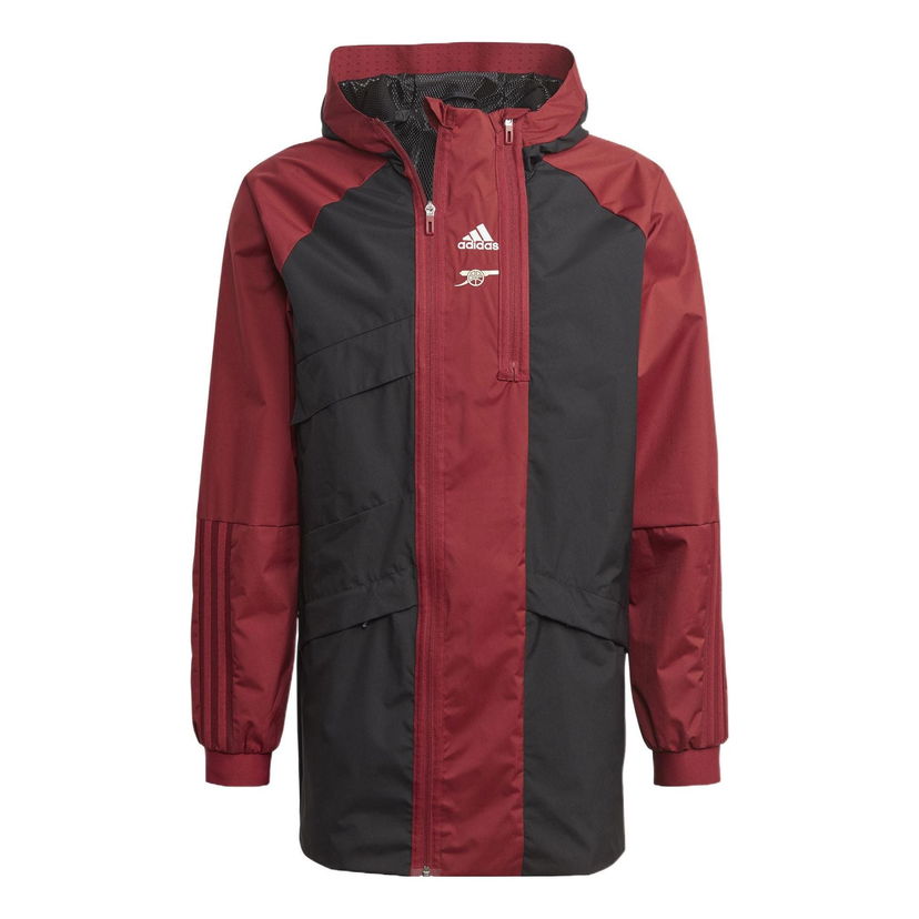 Pláštenka adidas Originals Arsenal Hooded Jacket Červená | GR4209