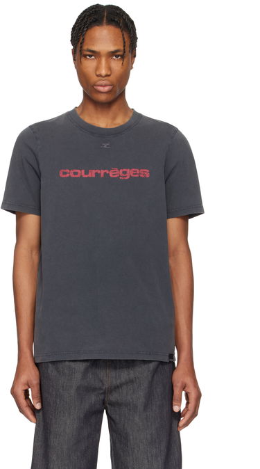 Tričko Courrèges Courrèges 'AC' Printed Stone T-Shirt Šedá | 125JTS008JS0109, 0