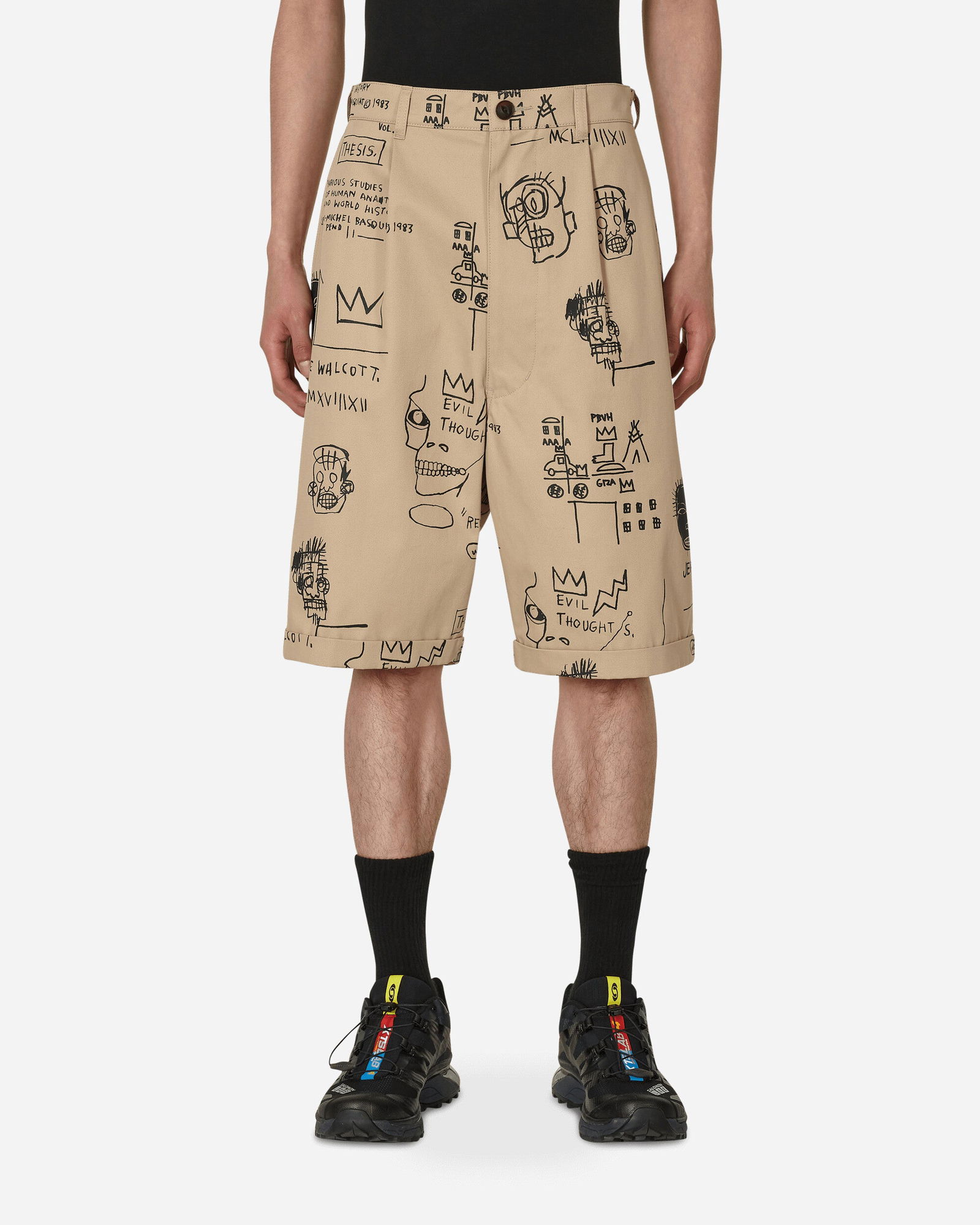 Jean-Michel Basquiat Print Chino Shorts