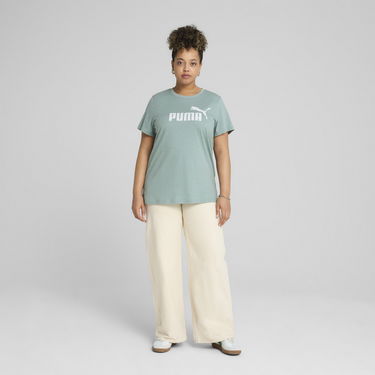 Tričko Puma ESS No. 1 Logo Heather T-Shirt Zelené | 684969_30, 5