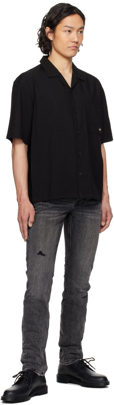 Košeľa Ksubi Ksubi 1999 Diner Short Sleeve Shirt Čierna | MSP25SH015, 3