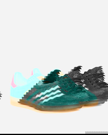 Tenisky a topánky adidas Originals Gazelle Indoor Collegiate Green Lucid Pink Zelené | IG5929, 3