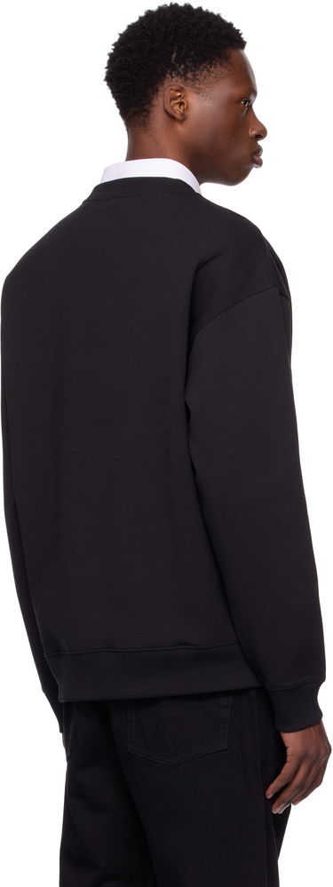 Mikina BOSS Hugo Stacked Logo Sweatshirt Čierna | 50533689, 2