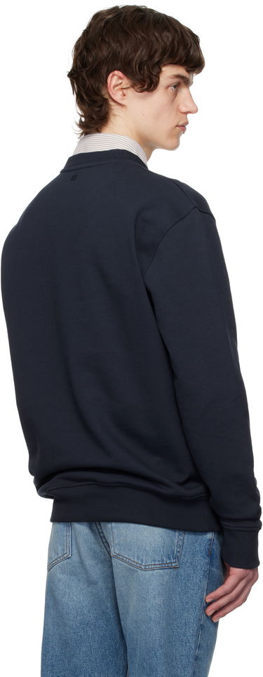 Sveter AMI AMI Paris Ami de Coeur Sweatshirt Navy | BFUSW035.730, 2
